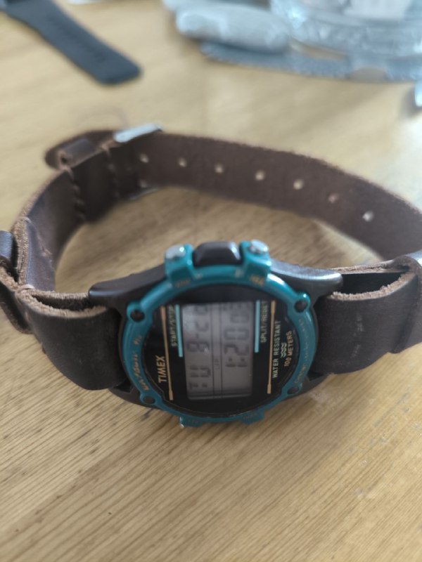 Винтажные TIMEX Expedition на новом кожаном ремешке 4