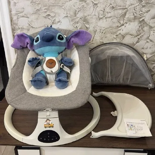 Baby bouncer-cradle and bassinet