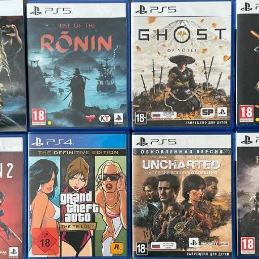 Игры на дисках для PlayStation 5 и PS4