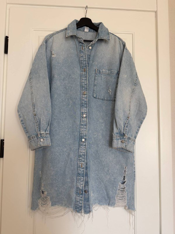 Джинсовое платье H&M размер XS 2