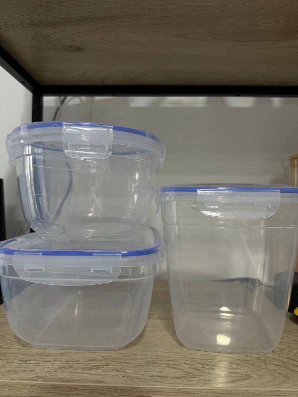 Набор герметичных контейнеров 4л, 3,2л, 2,1л