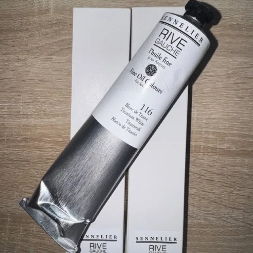 Масляная краска Sennelier Rive Gauche, белила титановые