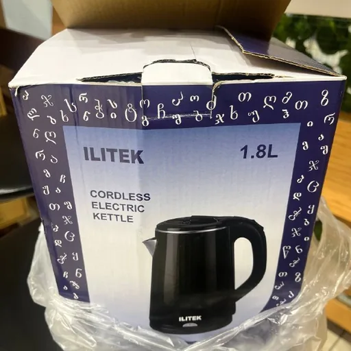 Новый электрический чайник ILITEK 1,8 л