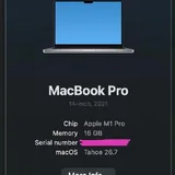 MacBook Pro M1 Pro 14 16/512 3