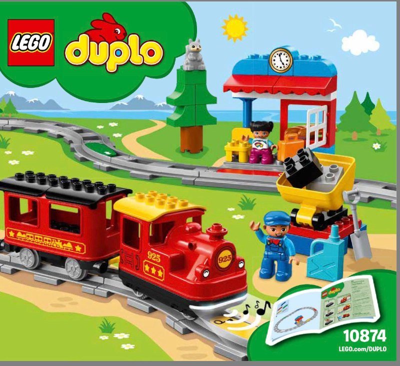 LEGO DUPLO парк аттракционов, парковка и автомойка, поезд, Peppa Pig Birthday House, LEGO DUPLO наборы 5