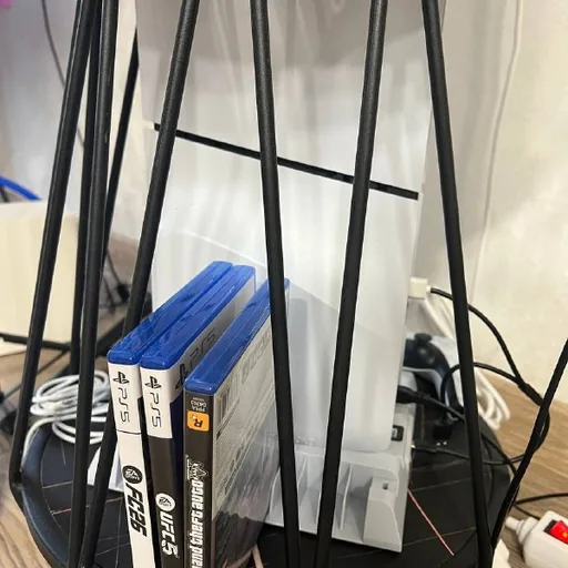 PlayStation 5, controllers, games, charging stand