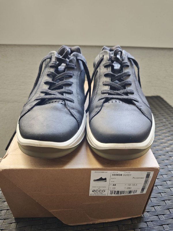 мужская обувь ботинки кроссовки ecco byway 2.0 черные размер 44