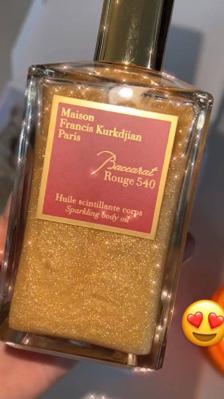 Парфюм Baccarat Rouge 540, Шиммер для тела 2