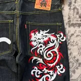 Джинсы Evisu Dragon 3
