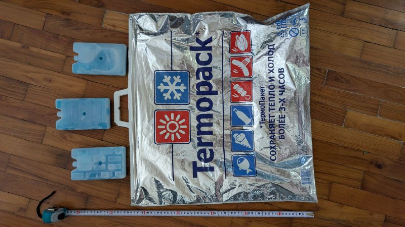Аккумуляторы холода и термопакет большой для переносного холодильника 2