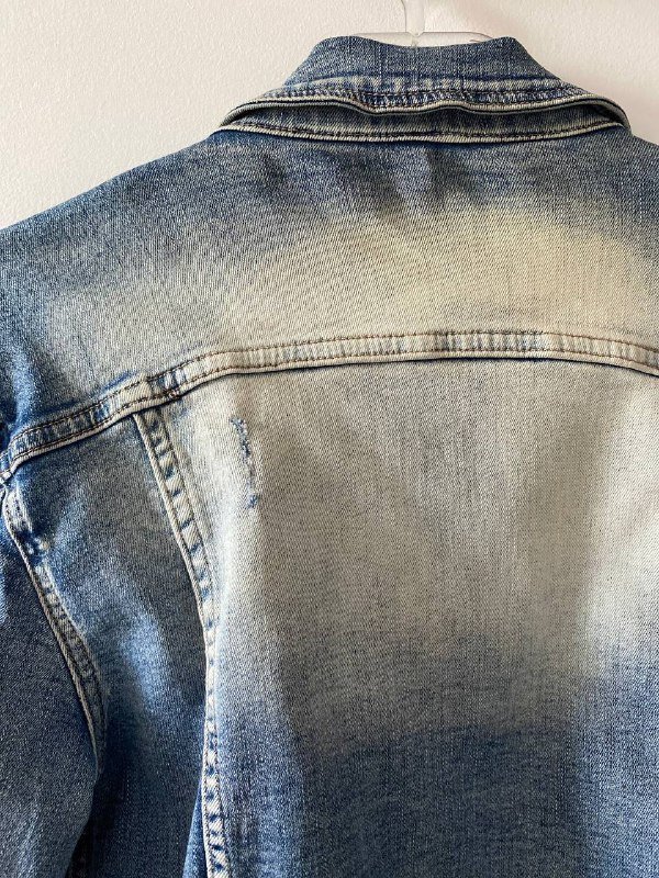 Женская джинсовка плотная на прохладный вечер 4