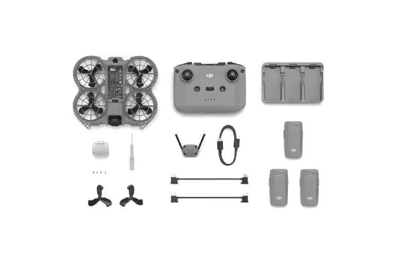 Стабилизатор DJI Osmo 7p, Дрон DJI Neo 2, Микрофон DJI Mic 2 1