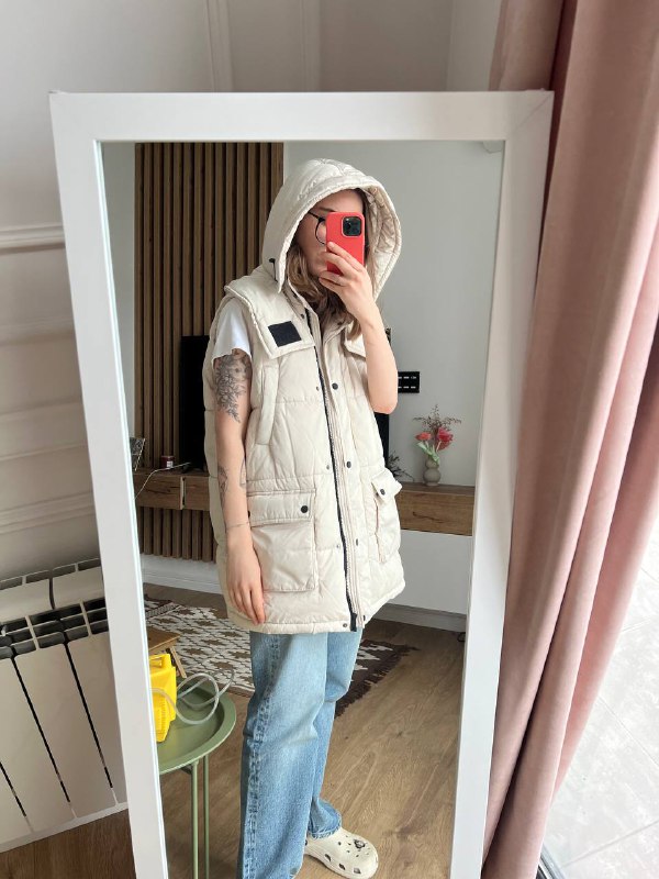 Кюлоты H&M, Спортивный костюм, Дутый жилет Sela 8