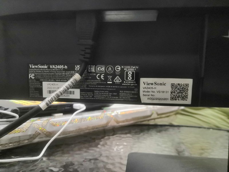Монитор ViewSonic VA2405-h 24 дюйма 2