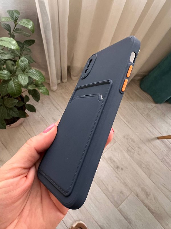 Новый чехол на iPhone 13 Pro, оранжевый 7