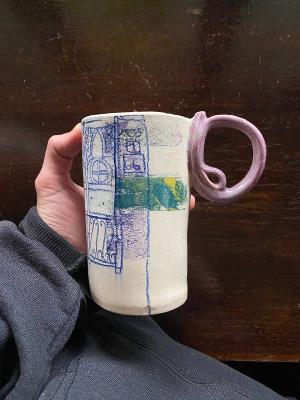 Кружка, сковородка для сырников и кулинарная кисточка