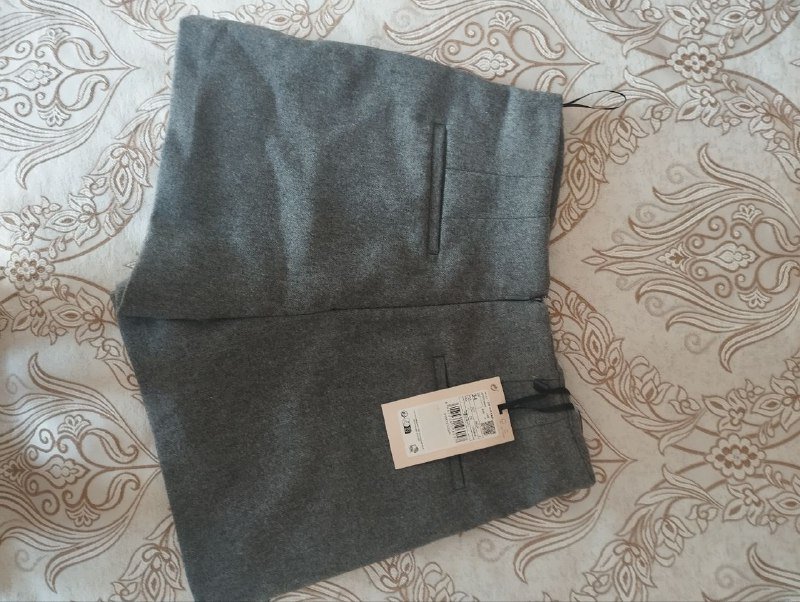 Юбка-шорты новая с боковыми карманами шерсть 60% 2