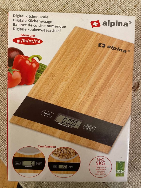 Цифровые кухонные весы Alpina, Фен стайлер Bosch 5 в 1