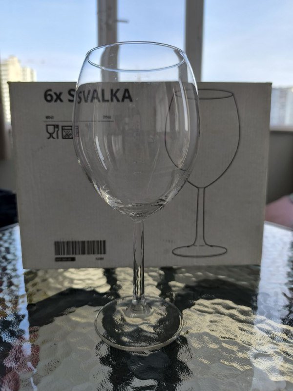 Набор бокалов IKEA SVALKA 6 штук 2