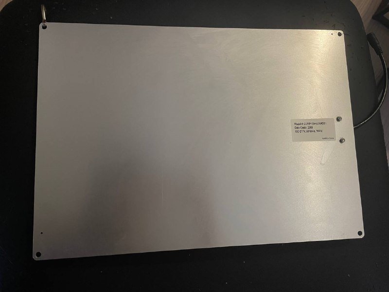 LED лампа для растений 100w, два горшка 11л 2