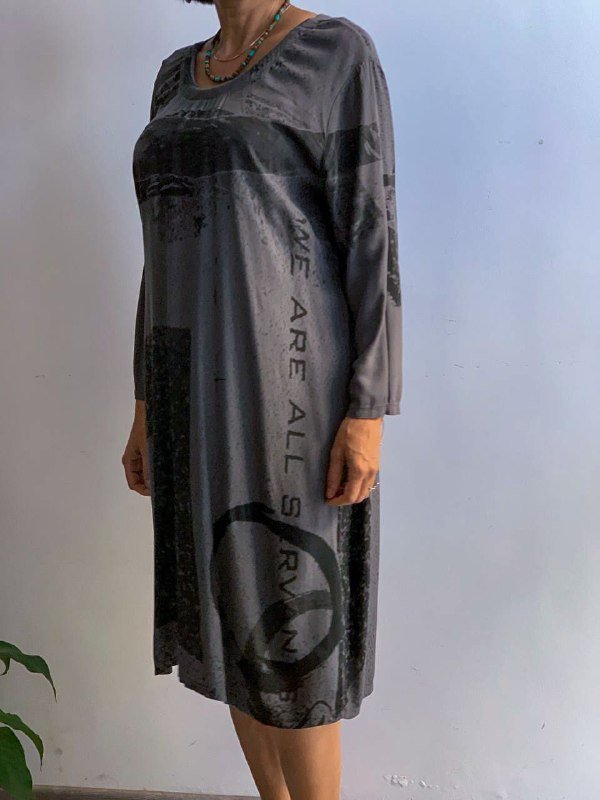 платье-туника Transfer оверсайз мягкая вискоза 2