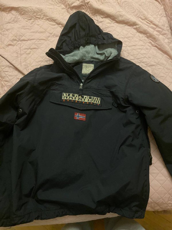 Оригинальная куртка Napapijri Rainforest чёрная тёплая