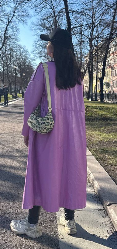 Стильный плащ с поясом 3