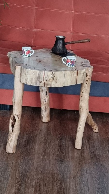 Два журнальных столика handmade, 54 см в диаметре 4