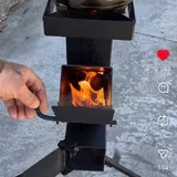 Кастомная печь ракета 5