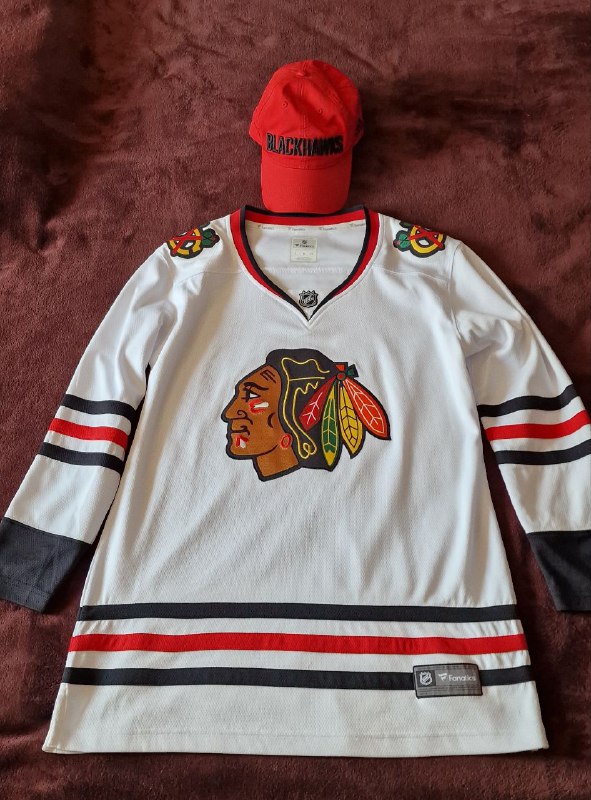Мужская футболка болельщика NHL Chicago Blackhawks, бейсболка 5