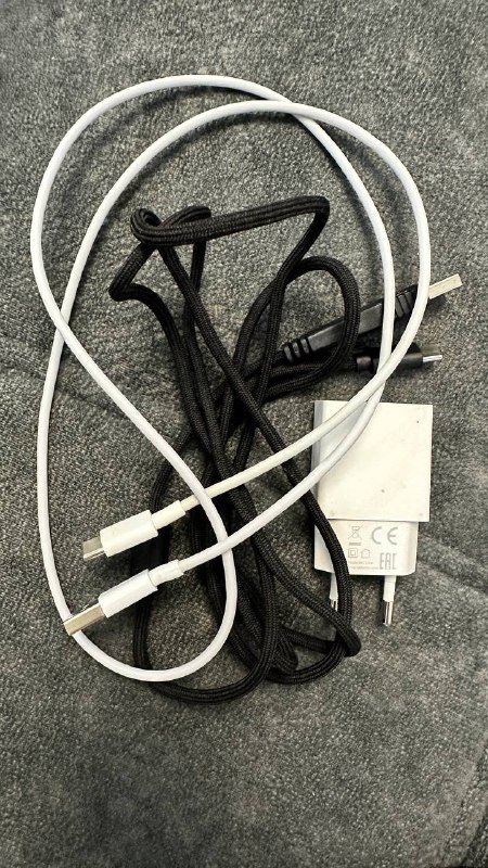 2 зарядки с новыми проводами Type C