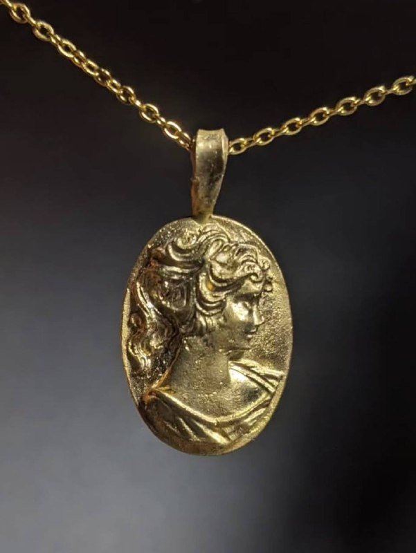 Кулон ручной работы латунь