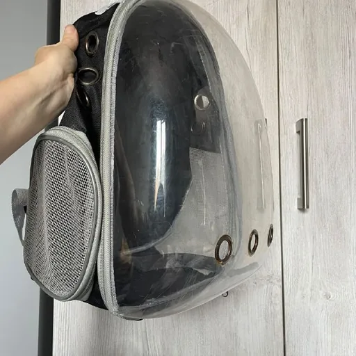 Прозрачный рюкзак для животных