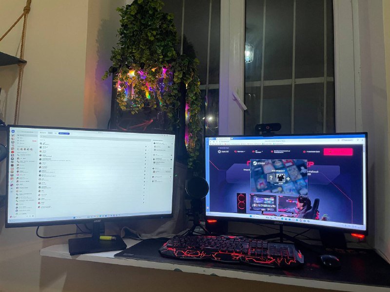 Игровой компьютерный сетап с RTX 4060 Ti 3