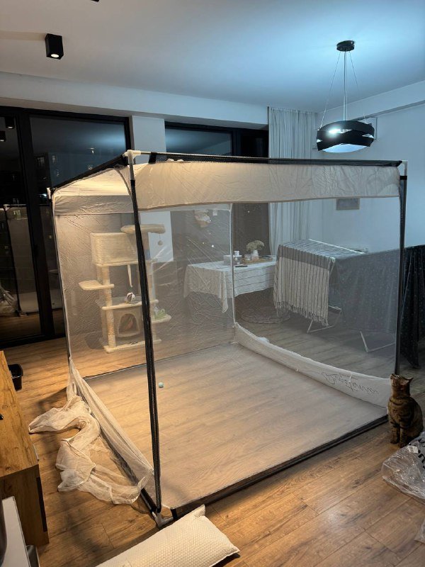 Антимоскитная сетка балдахин для кровати 2