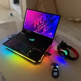 ASUS ROG Zephyrus S GX701, наушники, мышка, коврик 1