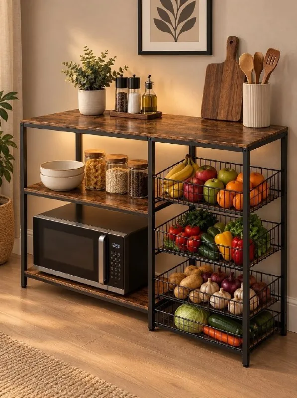 Shelving unit and table 1