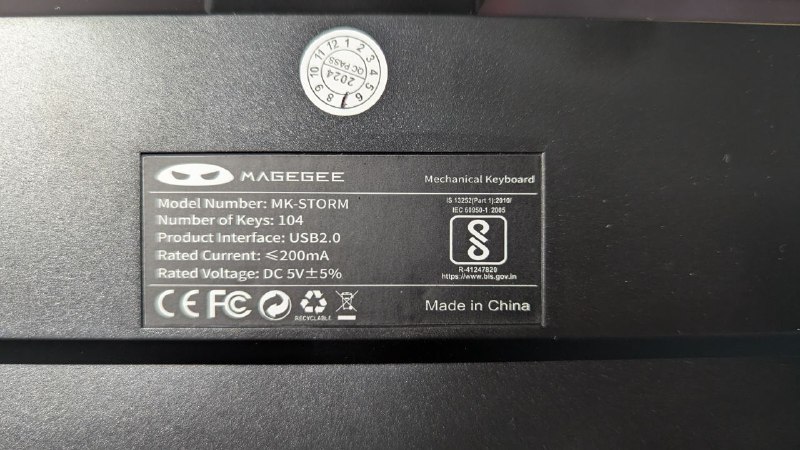 Механическая клавиатура Magegee Storm 104 клавиши 6