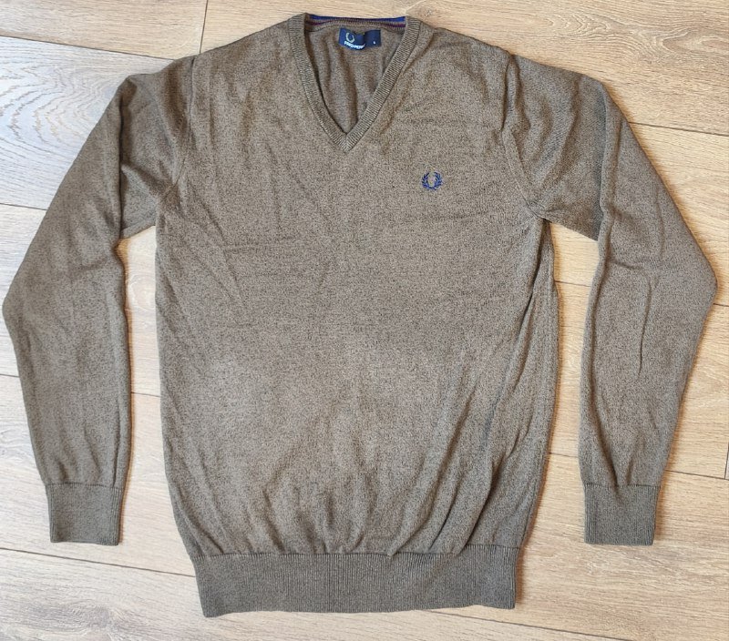Джемпер Fred Perry из шерсти мериноса и хлопка