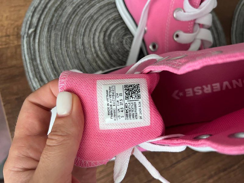 Новые розовые Converse All Star кеды 37.5 р 4