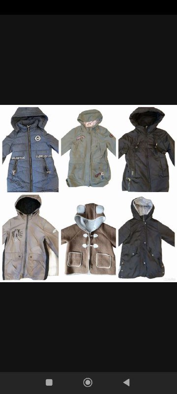 Осенние курточки, ветровки, бежевое пальто для детей