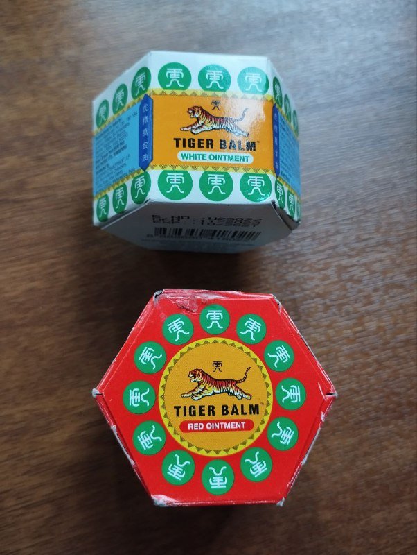 Тигровый бальзам белый и красный 9 мл