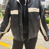 Men’s leather jacket size M 3