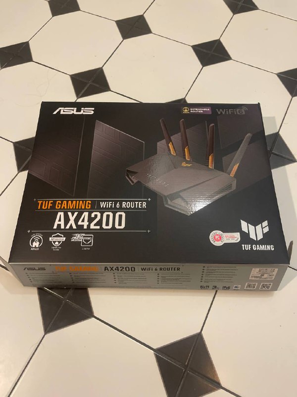 роутер ASUS TUF Gaming AX4200 Dual Band WiFi 6 Gaming Router