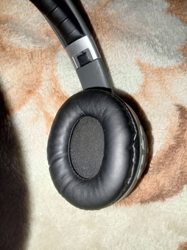 Беспроводные блютуз наушники складные темно-серые 4