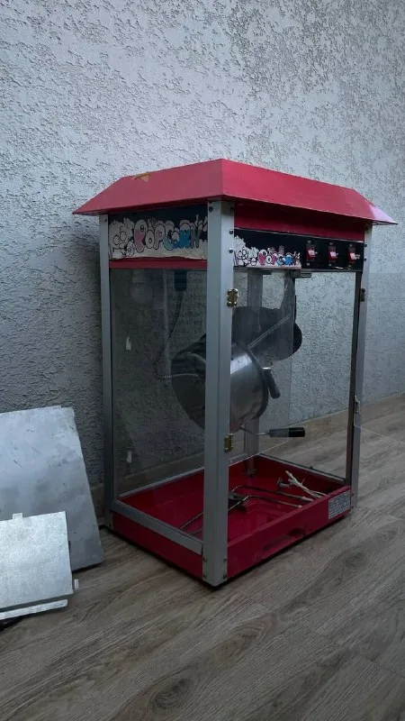 Аппарат для попкорна, детский самокат, закалённое стекло, учебники 1