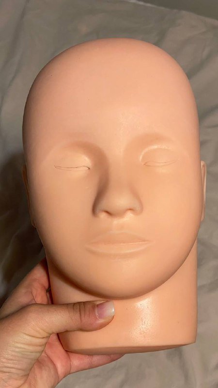 Манекен для наращивания ресниц, подставка корзинка, свеча, сыворотка с салициловой кислотой