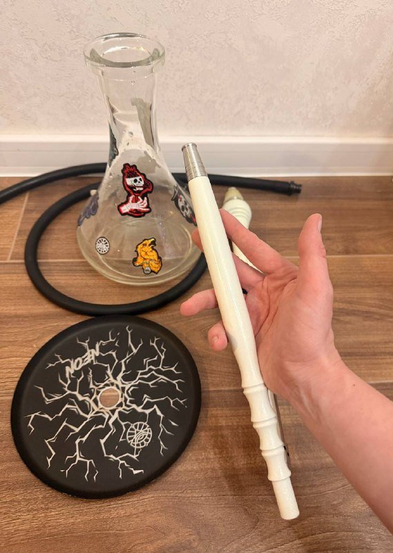 Кальян Alpha hookah model X NEON с табаками и аксессуарами 3