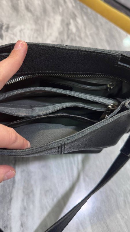 Сумка черная женская кожаная 3