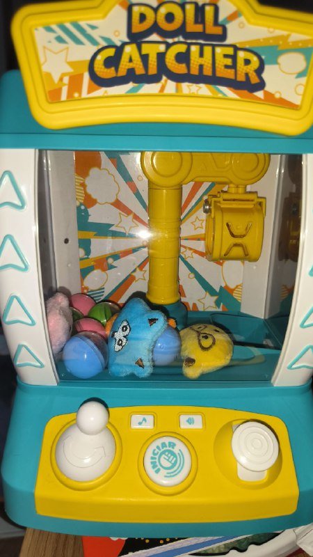 Игрушка автомат с клешней и мягкими игрушками 2